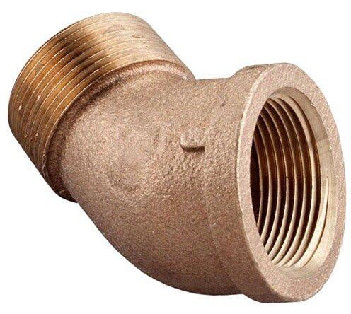 FNPT x MNPT Brass 45 Degree Street Elbow 