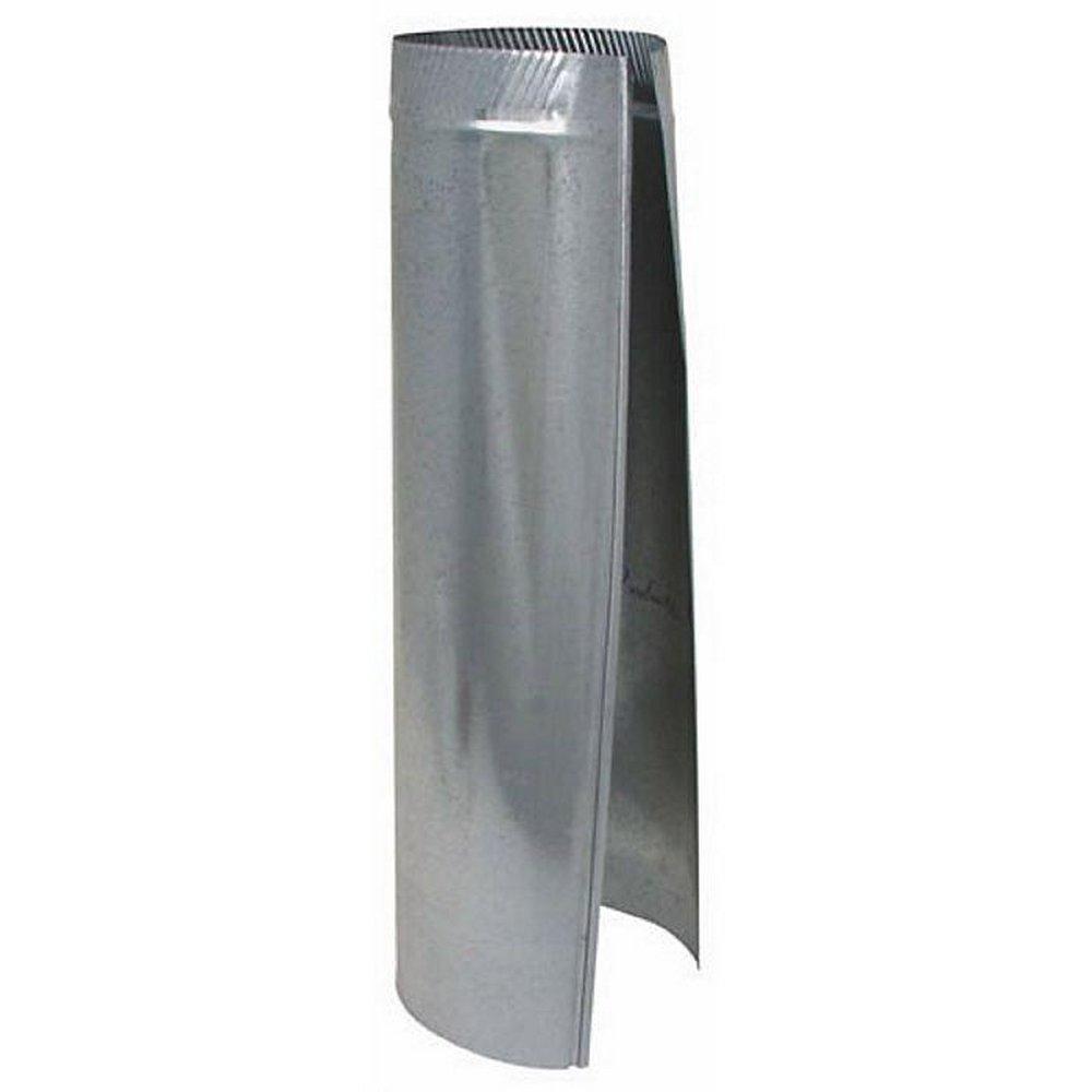 30 in. 28 ga Galvanized Steel Round Duct Pipe 