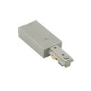 WAC Lighting Brushed Nickel Track Live End Connector Ceiling Light 