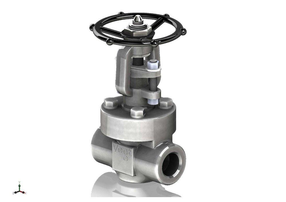 Vogt Valves Forged Steel Conventional Port Socket Weld Gate Valve 