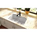Elkay White 33 x 20 in. No Hole Composite Double Bowl Undermount Kitchen Sink 