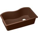 Elkay Mocha 33 x 20 in. No Hole Composite Single Bowl Undermount Kitchen Sink 