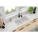 Elkay White 33 x 22 in. No Hole Composite Double Bowl Drop-in Kitchen Sink 