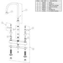 Elkay White 33 x 22 in. No Hole Composite Double Bowl Drop-in Kitchen Sink 