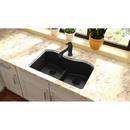 Elkay Black 33 x 20 in. No Hole Composite Double Bowl Undermount Kitchen Sink 