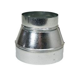 4 in. x 3 in. 26 ga Galvanized Sure-Fit Duct Reducer