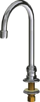 Chicago Faucets Polished Chrome 5-3/8 in. Brass Remote Spout 