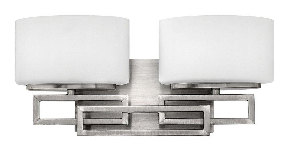 Hinkley Antique Nickel 60W 2-Light G9 Base Bath Light 