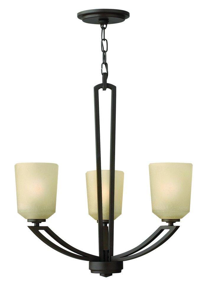 Hinkley Buckeye Bronze 23 in. 3-Light Medium E-26 Base Chandelier 