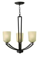 Hinkley Buckeye Bronze 23 in. 3-Light Medium E-26 Base Chandelier 