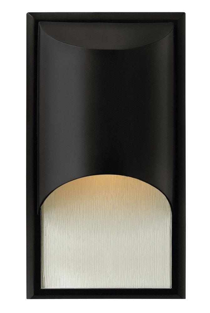 Hinkley Satin Black 100W 1-Light 14-1/2 in. Outdoor Wall Sconce 