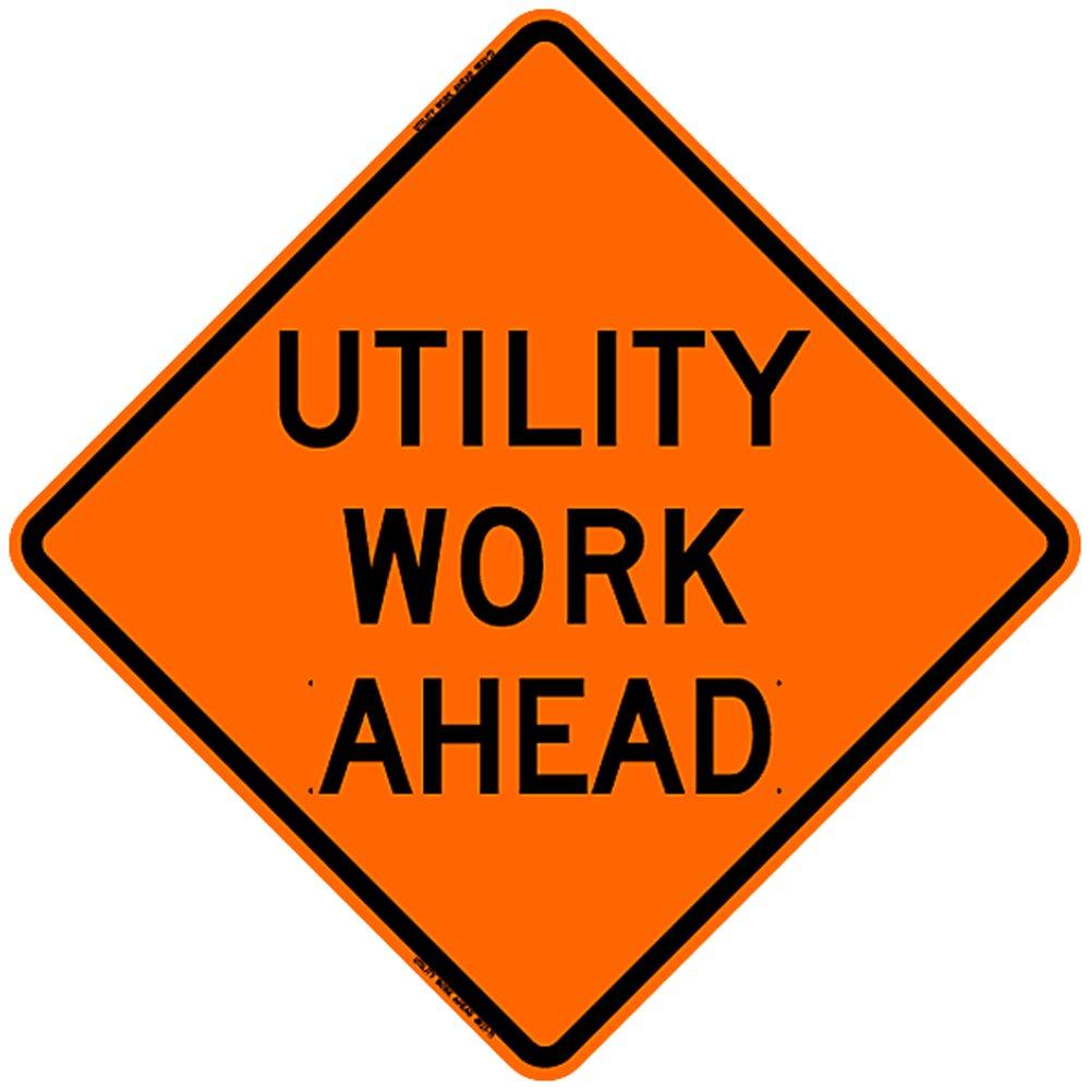 Traffic Sign Store Mesh Utility Work Ahead Sign 
