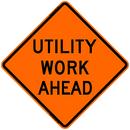 Traffic Sign Store Mesh Utility Work Ahead Sign 