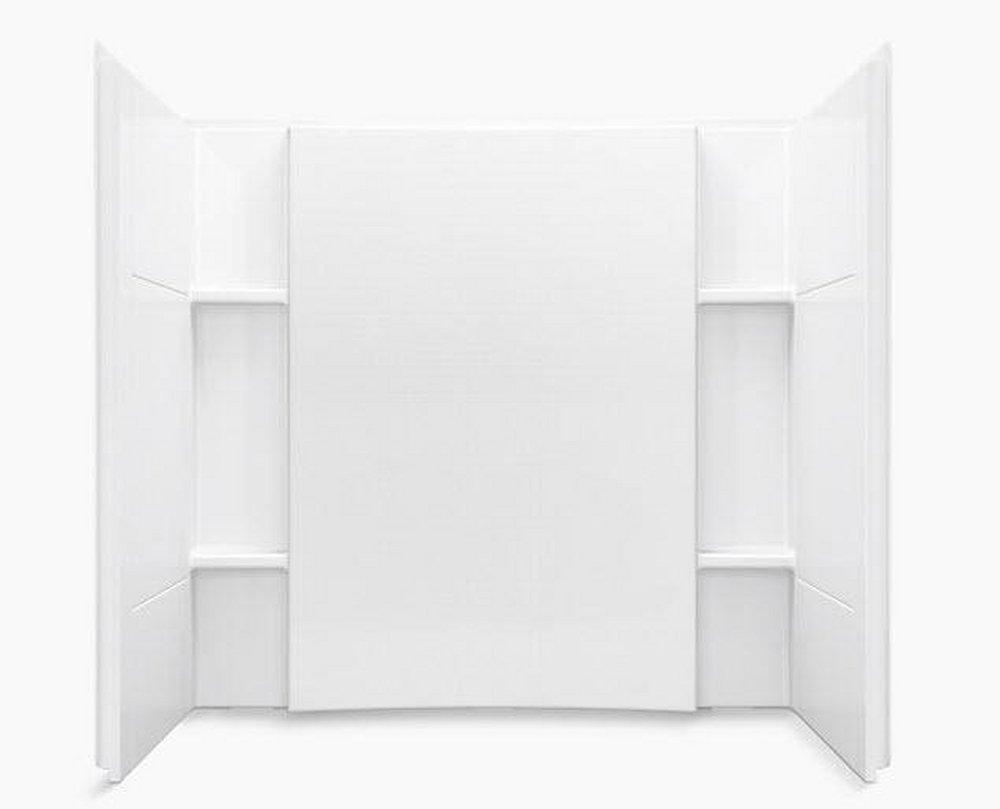 Sterling White 60 x 36 x 55-1/4 in. Tub & Shower Wall 