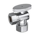 PROFLO® Chrome Plated OD Compression x Slip x Slip Lever Angle Supply Stop Valve in Chrome Plated 