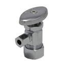 5/8 x 1/4 in. Compression Knob Handle Angle Supply Stop Valve in Chrome Plated