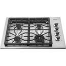 30 in. Gas Heavy Duty Grate Cooktop in Stainless Steel
