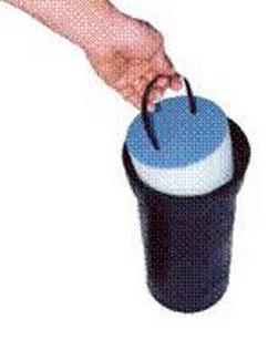6-3/8 x 4 in. Push Polyethylene Debris Plug
