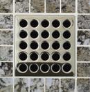 Stainless Steel and Plastic Square Drain Grate