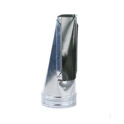 3-1/4 x 10 x 7 in. Straight Boot Galvanized Steel 26 ga