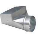 3-1/4 x 8 x 6 in. 90 Degree Boot Galvanized Steel 26 ga