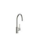 Single Handle Pull Down Kitchen Faucet in Brushed Platinum