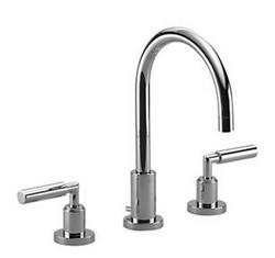 Two Handle Widespread Bathroom Sink Faucet in Polished Chrome