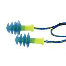 27 dB Corded Plastic Reusable Ear Plugs (Pack of 1000) in Blue