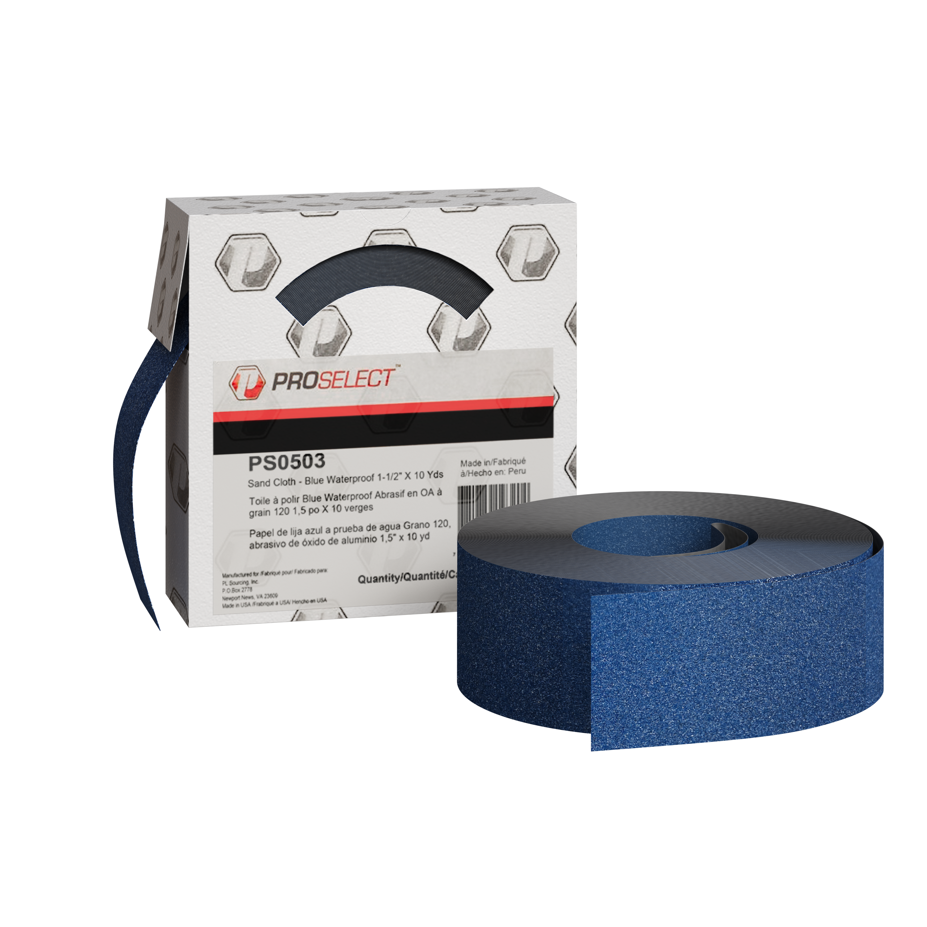 PROSELECT&reg; Blue Metal Sand Cloth 