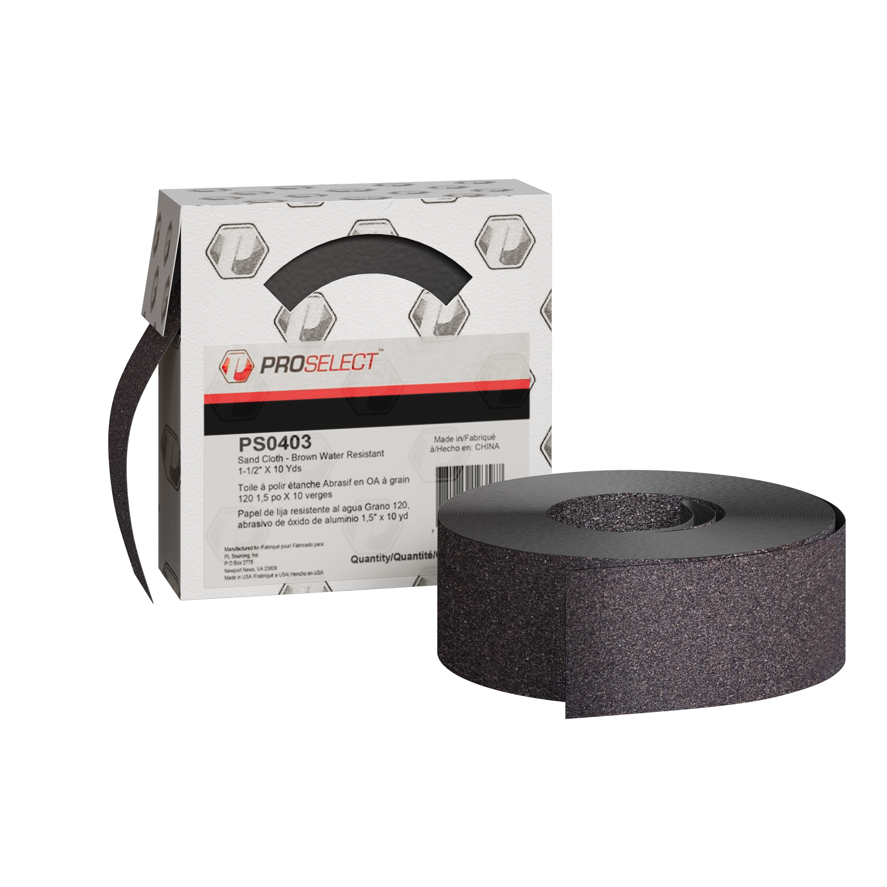 PROSELECT&reg; Brown Cleaning Sand Cloth 