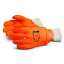L Size Premium Quality Winter PVC Gloves in Orange