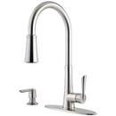 Pfister Stainless Steel Single Handle Pull Down Kitchen Faucet 