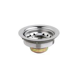 3-1/2 in. Drain with Removable Basket Strainer and Rubber Stopper in Stainless Steel