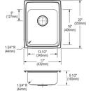 Dayton Elite Satin 3 Hole Double Bowl Top Mount Kitchen Sink with Center Drain 