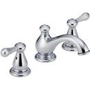 Double Lever Handle Widespread Deckmount Lavatory Faucet in Polished Chrome