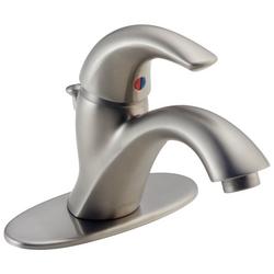 Single Handle Centerset Bathroom Sink Faucet in Brilliance&reg; Stainless