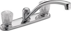 Two Handle Kitchen Faucet in Chrome