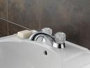 Delta Faucet Chrome Two Handle Centerset Bathroom Sink Faucet 