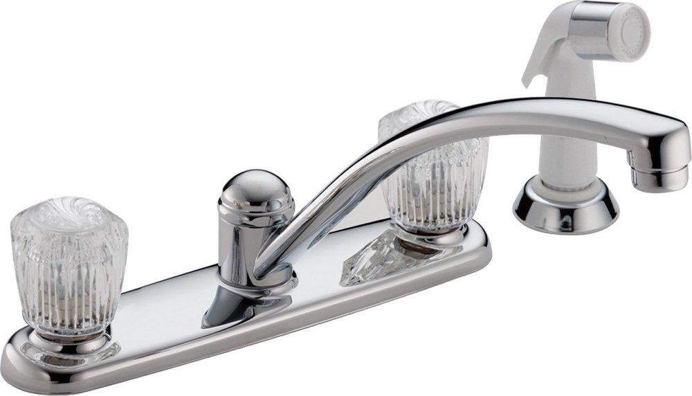 Delta Faucet Chrome Two Handle Kitchen Faucet 