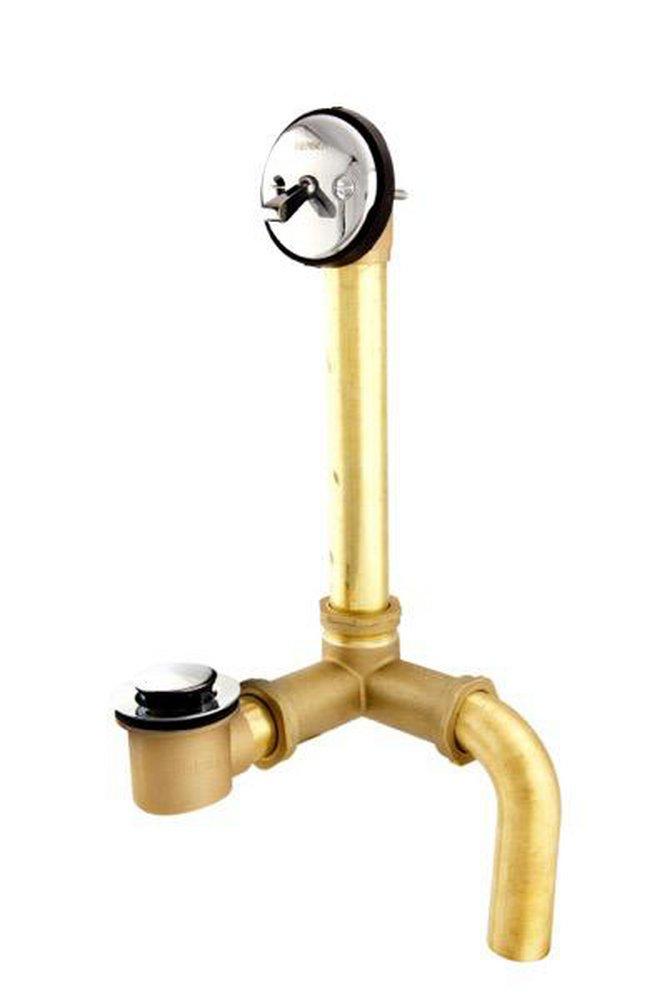 Gerber Plumbing Polished Chrome 16 in. Brass Trip Lever Drain 