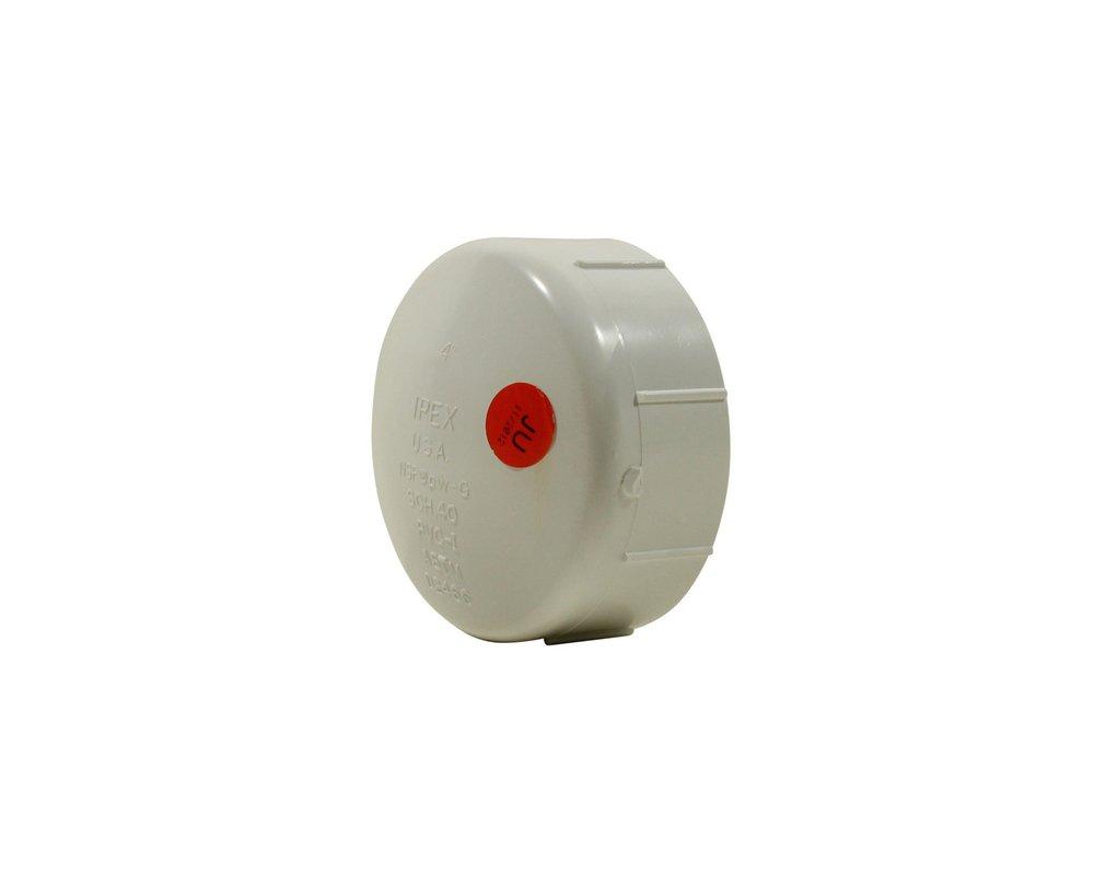White PVC Schedule 40 FPT Cap 