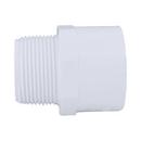White PVC Schedule 40 Male Adapter 