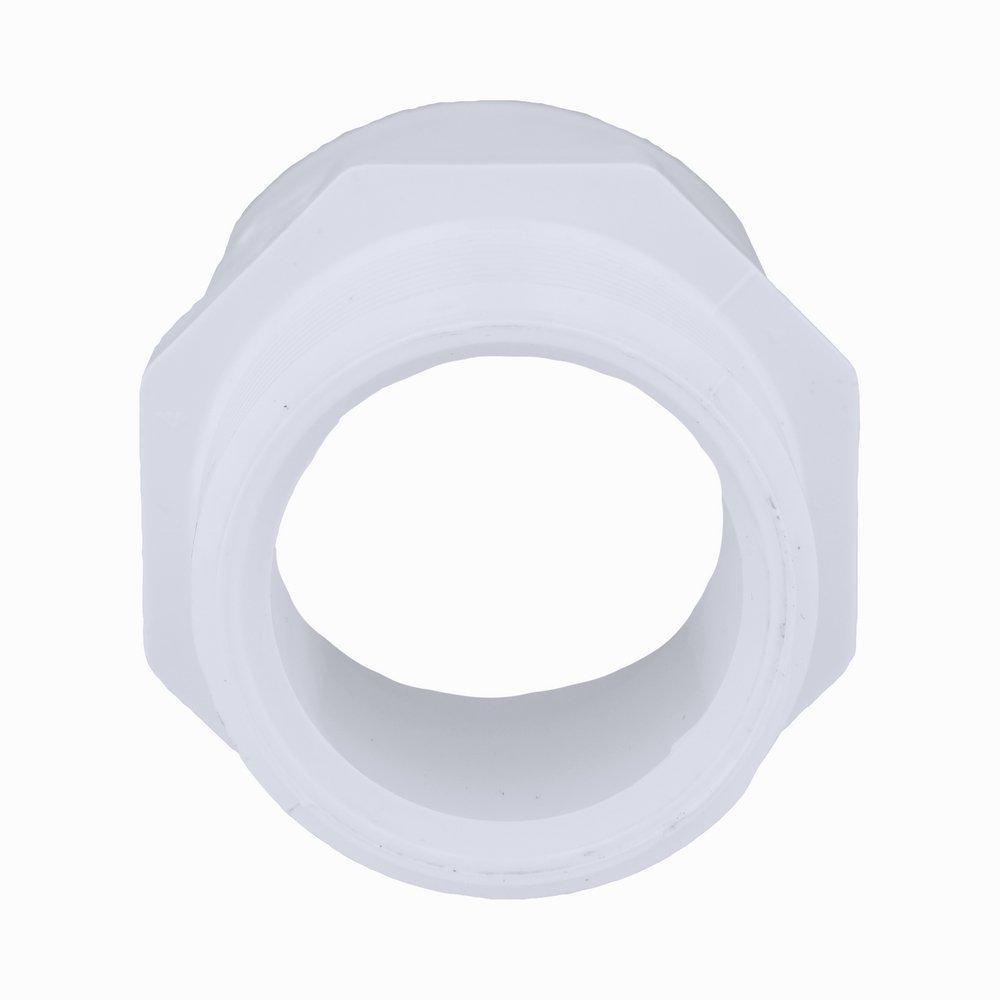 White PVC Schedule 40 Male Adapter 