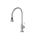 Jaclo Industries Polished Stainless/White Single Handle Pull Off Kitchen Faucet 