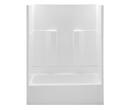 Aquatic White 31-1/4x 60 in. Tub and Shower with Left Hand Drain 