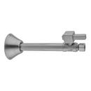 Jaclo Industries Polished Chrome 1/2 x 3/8 in. Sweat x OD Tube Lever Handle Straight Supply Stop Valve 