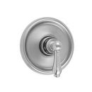 Jaclo Industries Unlacquered Brass *CVR* 3/4 THERM TRIM TRAD LEV UNLAC 