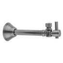 Jaclo Industries Polished Nickel 1/2 x 3/8 in. Sweat x OD Tube Lever Handle Angle Supply Stop Valve 