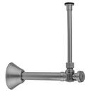 Toilet Supply Kit with Oval Handle in Satin Nickel