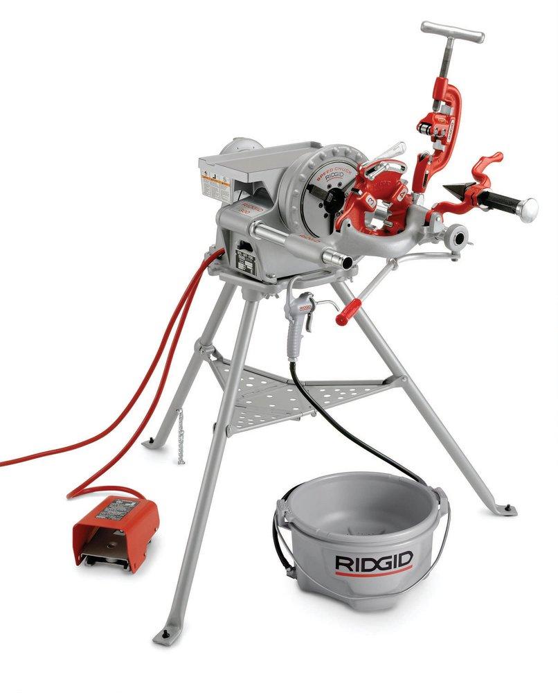 RIDGID 1/8 in. - 2 in. 115V 300 Model Power Drive Complete Mounted